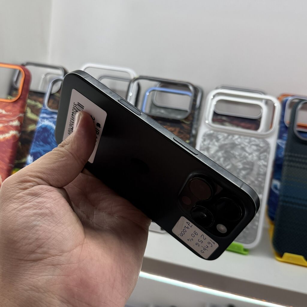 IPhone 16 Pro, Б/у, 256 ГБ, Black Titanium, 90 %: фото 4