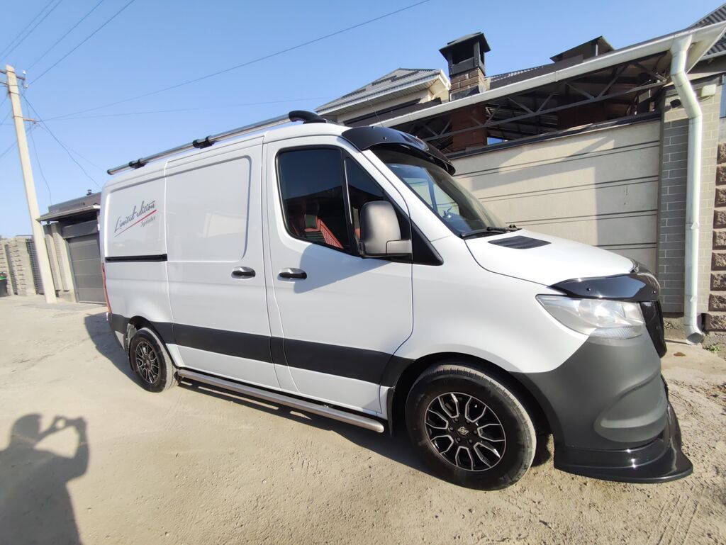 Mercedes-Benz Sprinter (кабина и кузов, тюнинг) - Кузов фургон, белый: фото 4