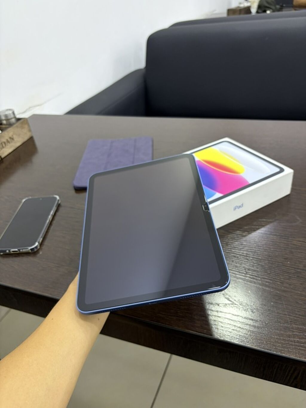Под масло IPad 10-го поколения (модель MPQ13LL/A), цвет синий: фото 3