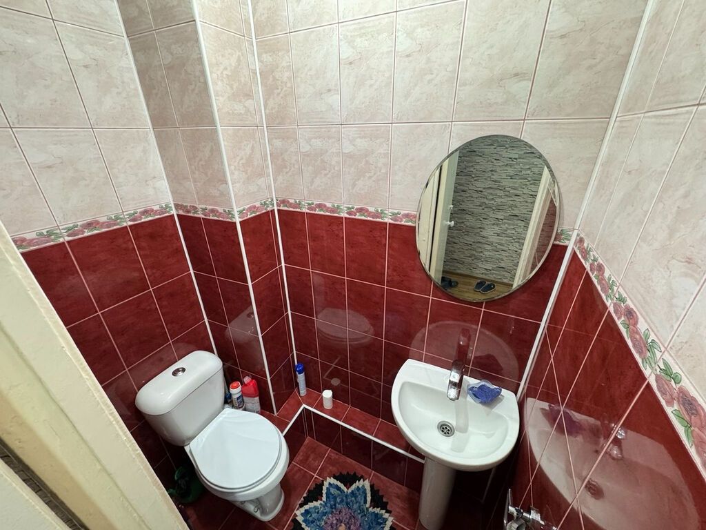 3 комнаты, 61 м², Аламедин-1 мкр 105 серия, 1 этаж, Косметический ремонт: фото 6