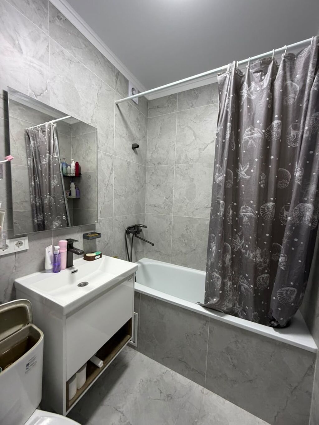 1 комната, 45 м², Кок-Жар ж/м Элитка, 4 этаж, Евроремонт: фото 4