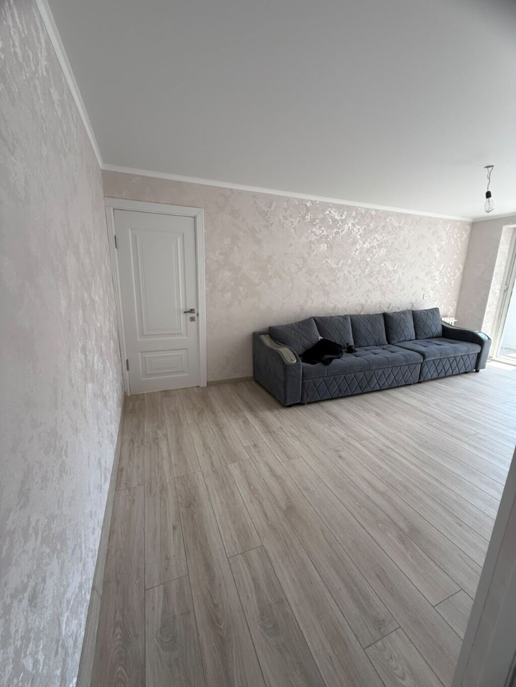2 комнаты, 46 м², Аламедин-1 мкр 104 серия, 5 этаж, Дизайнерский ремонт: фото 6