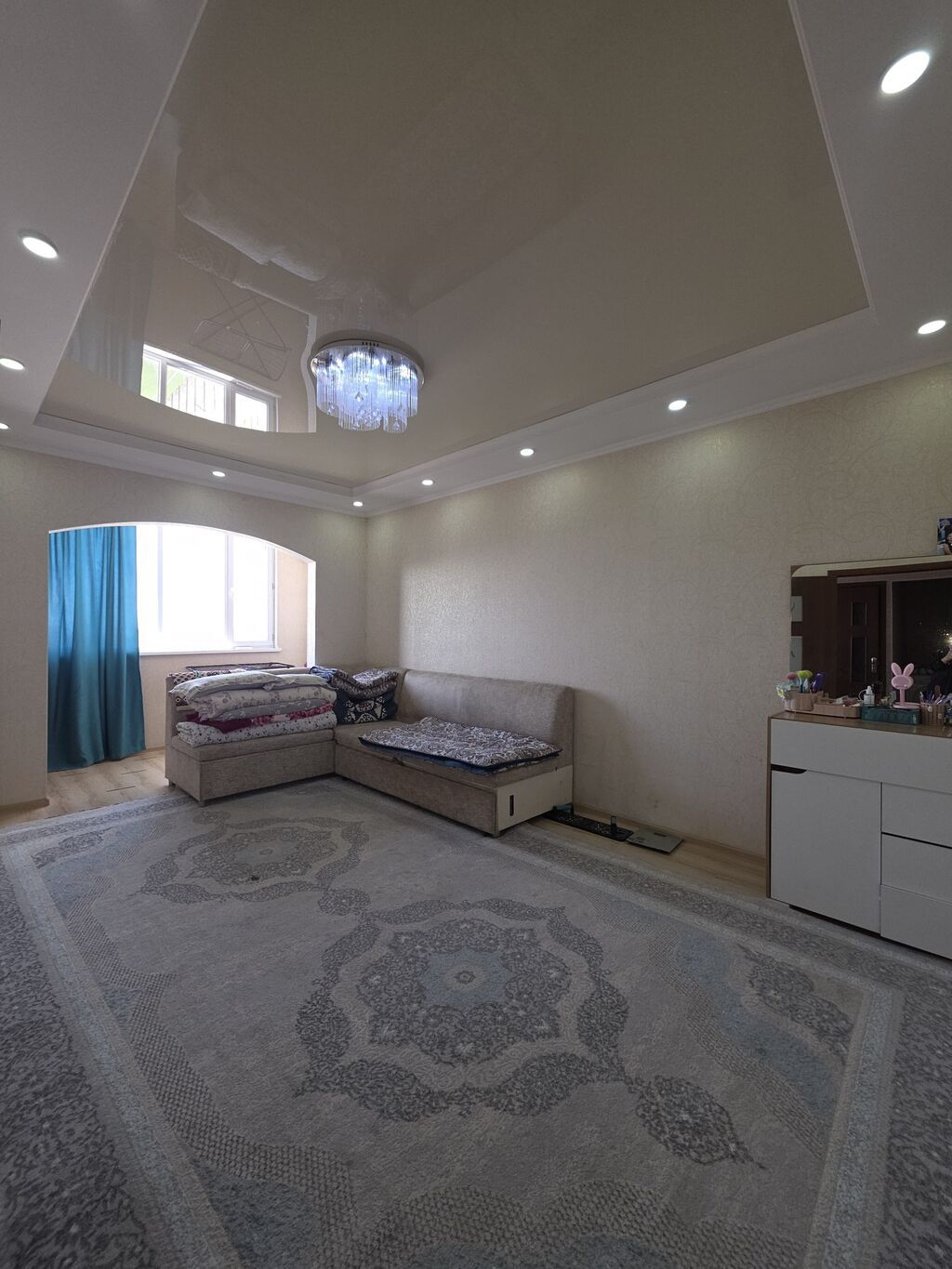 1 комната, 45 м², Улан-2 мкр 106 серия улучшенная, 4 этаж, Евроремонт: фото 1