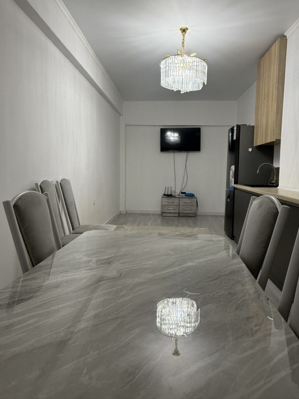 Студия, 38 м², Кызыл Аскер Элитка, 4 этаж, Евроремонт: фото 2