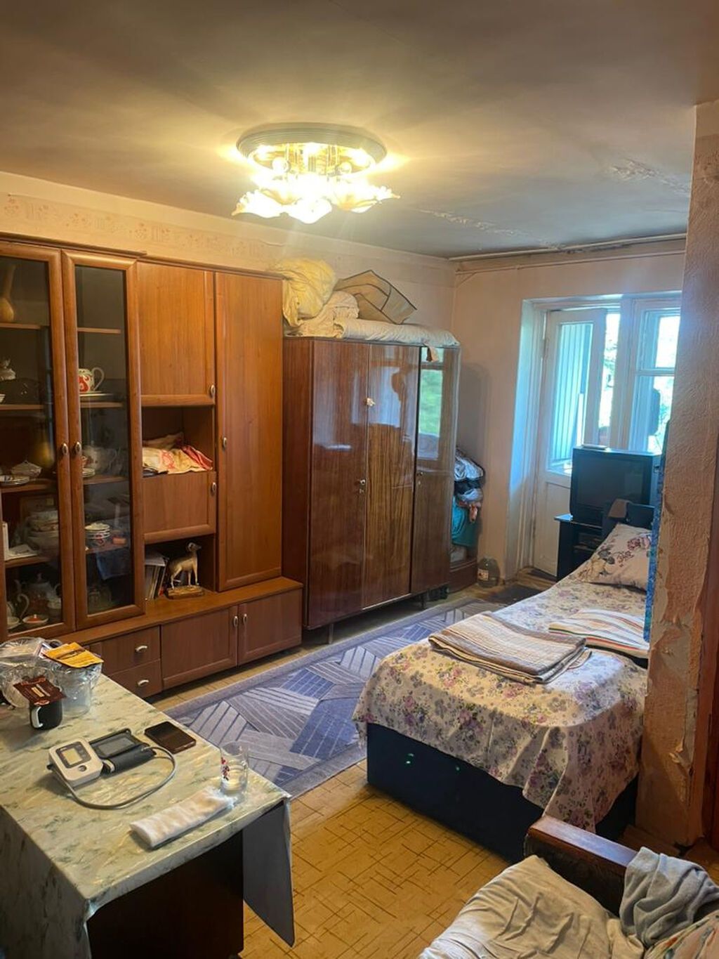 1 комната, 29 м², Хрущевка, Ата-Тюрк парк Хрущевка, 4 этаж, Старый ремонт: фото 3