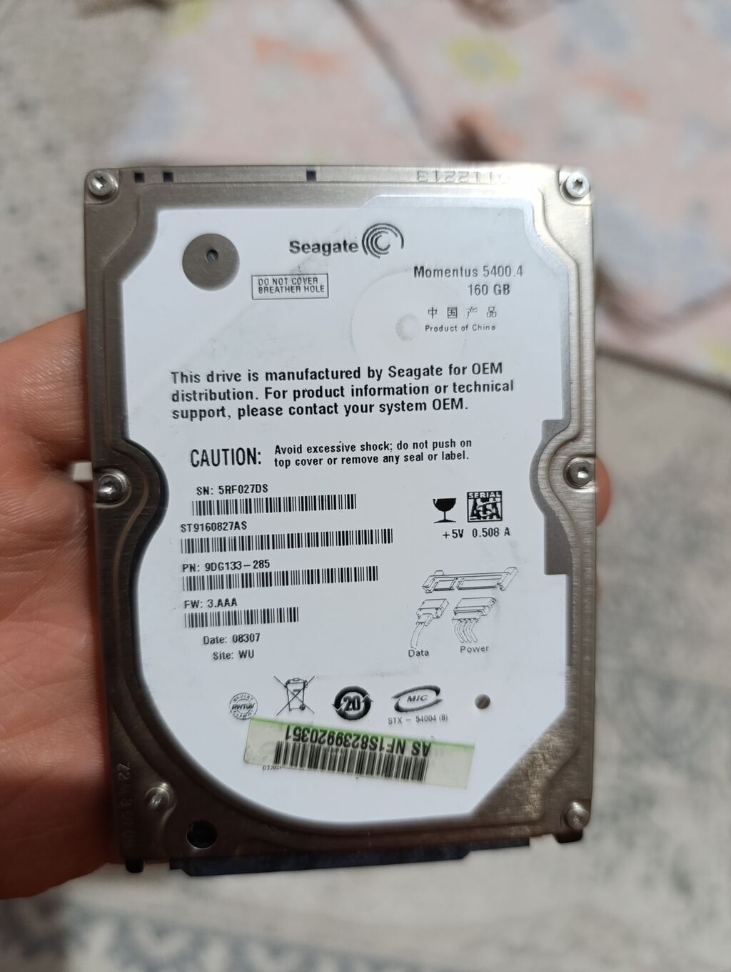Продаются жёсткие диски для ноутбуков: Toshiba — 500 GB — 3 шт. Цена: фото 6