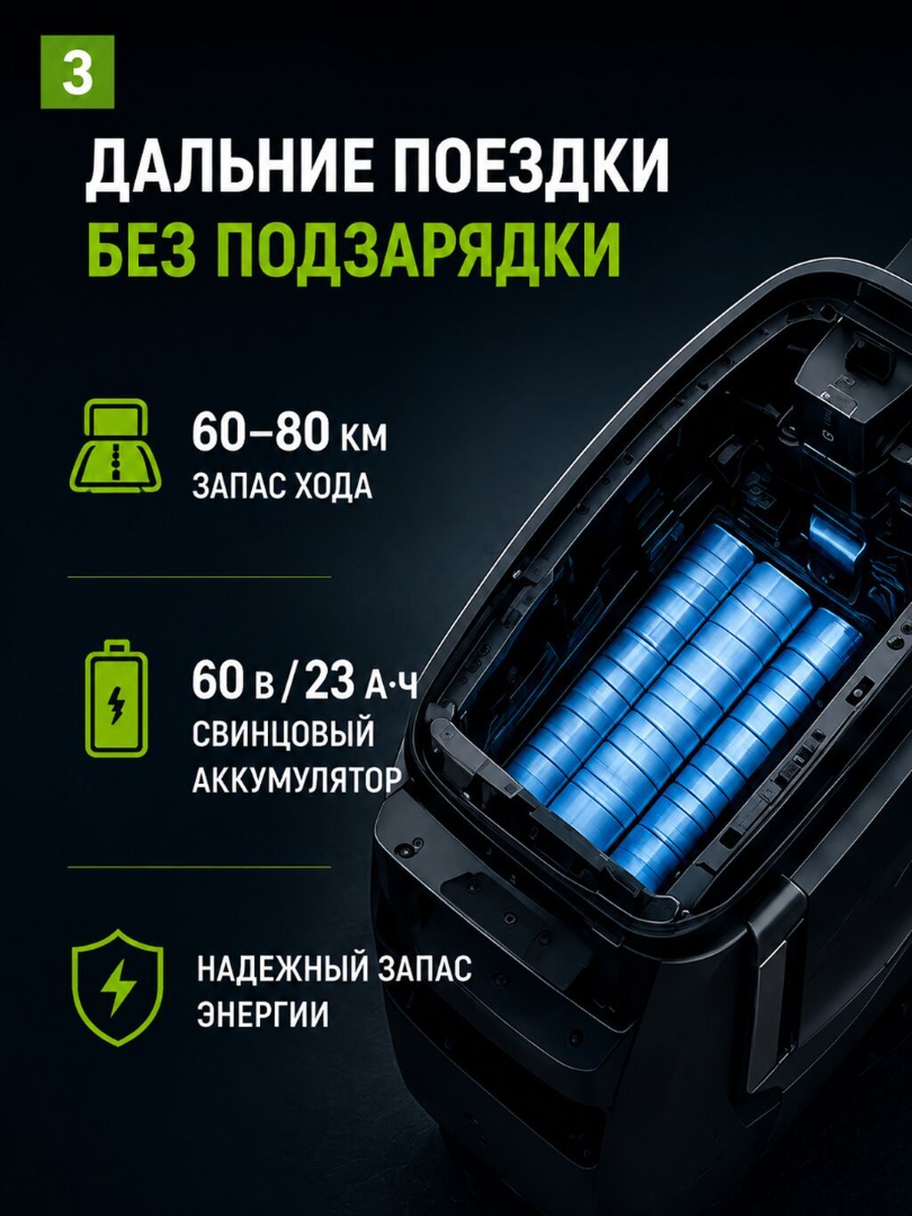 100 куб. см, Электро, Новый, В рассрочку: фото 3