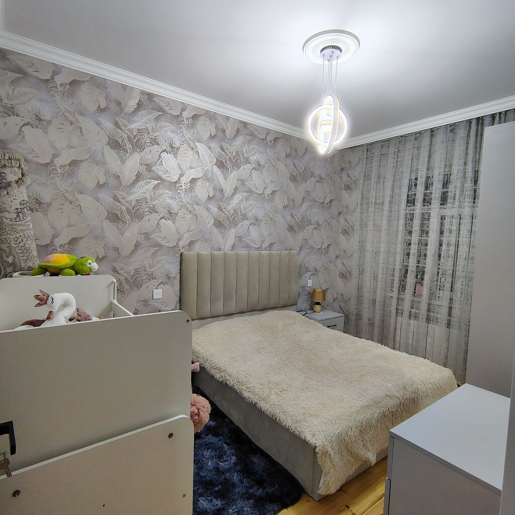 3 otaqlı, 63 kv. m, Kredit yoxdur, Yeni təmirli