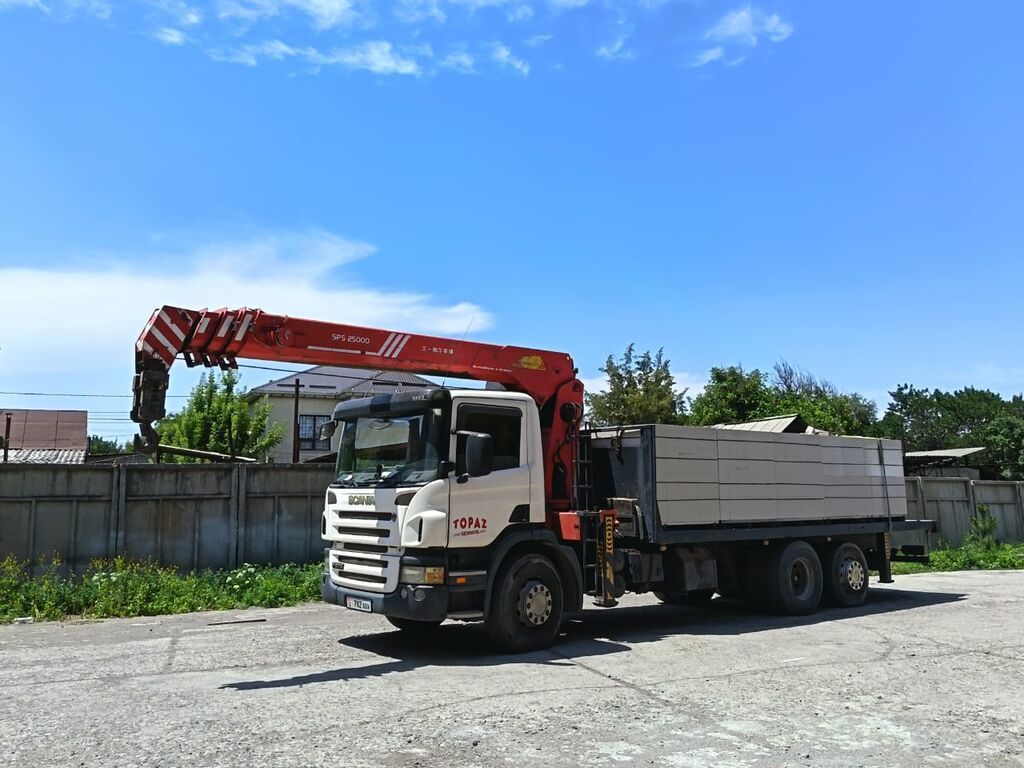 Услуги манипулятор - Автомобиль: бортовой грузовик с КМУ SANY (SPS: фото 2