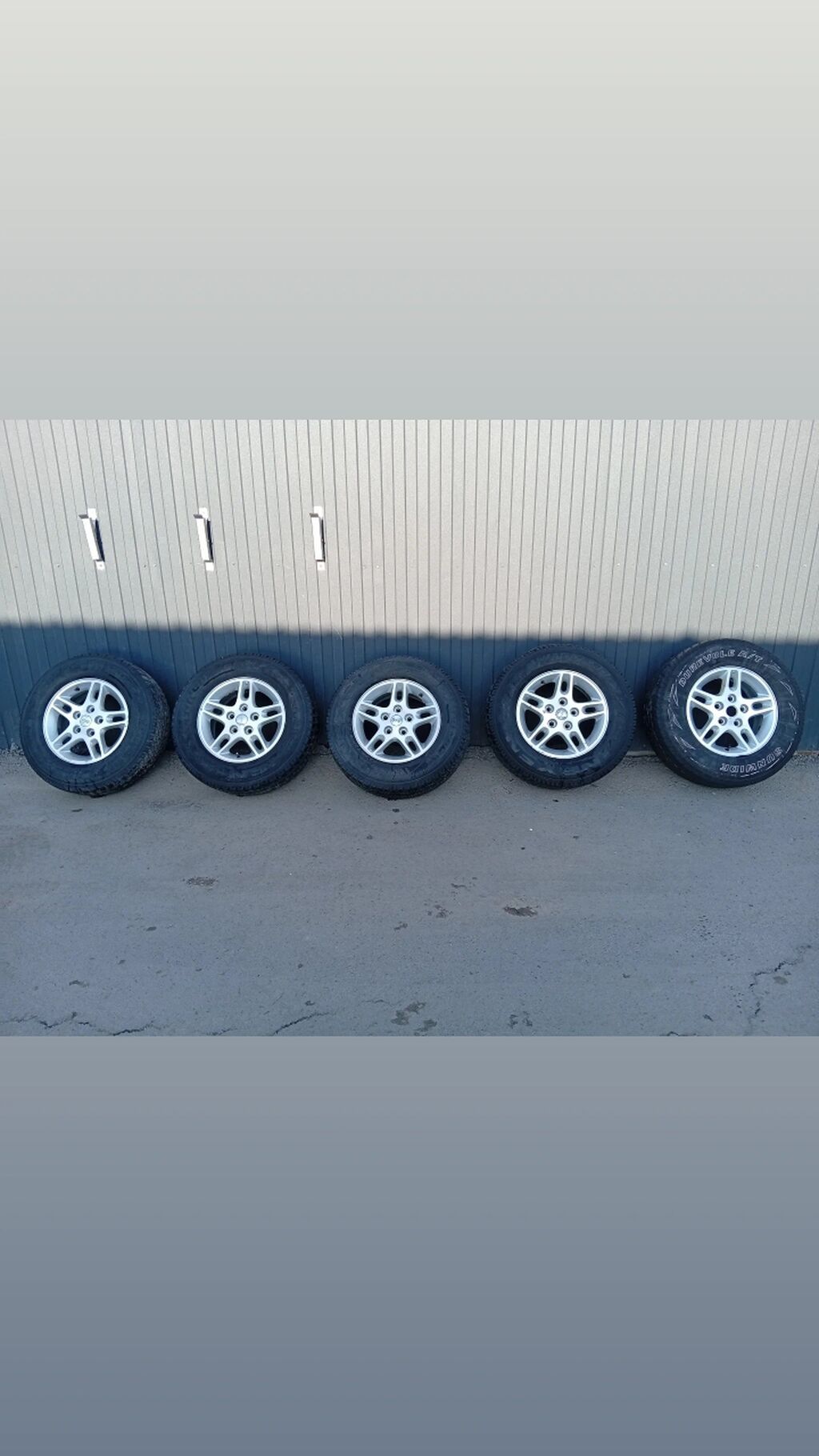 Комплект из 5 литых дисков Jeep с зимними шинами Nankang Snow: фото 3
