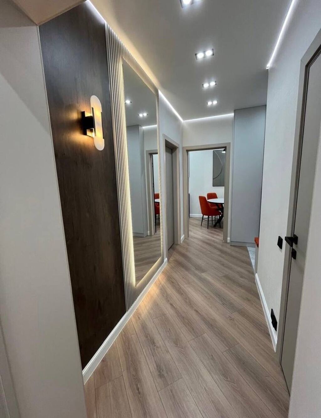 2 комнаты, 56 м², Асанбай мкр Элитка, 5 этаж, Дизайнерский ремонт: фото 5