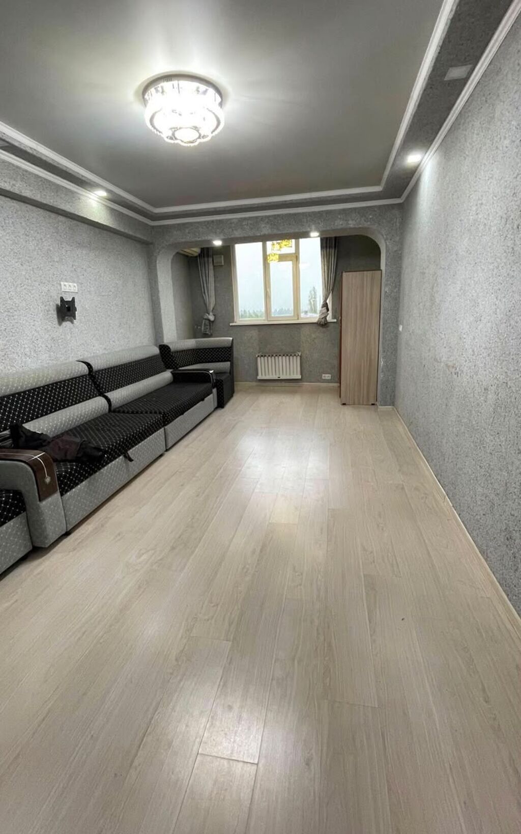 1 комната, 50 м², Кызыл Аскер 5 этаж, Косметический ремонт: фото 2