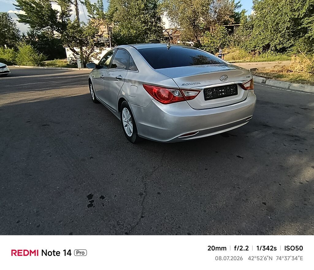 Hyundai Sonata: 2009 г., 2 л, Автомат, Газ, Седан — фото 6