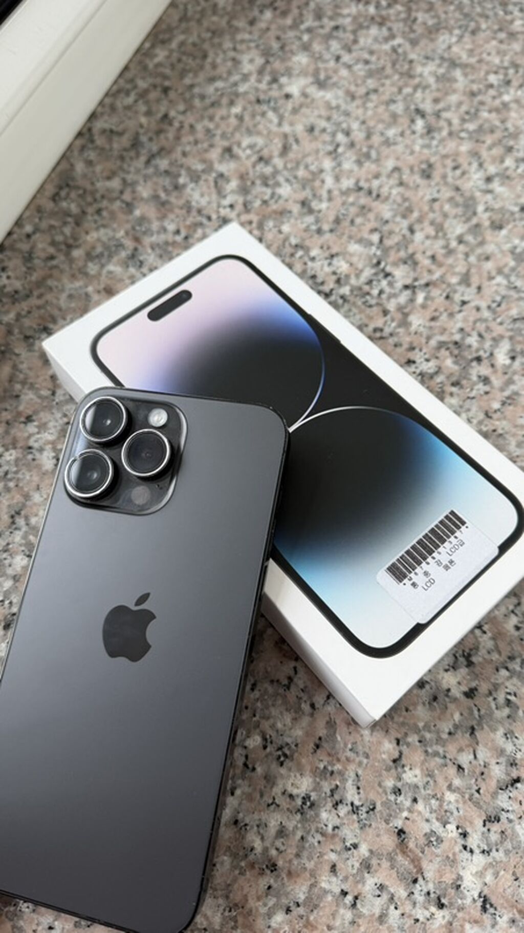 IPhone 14 Pro, Б/у, 256 ГБ, Черный, Коробка: фото 3