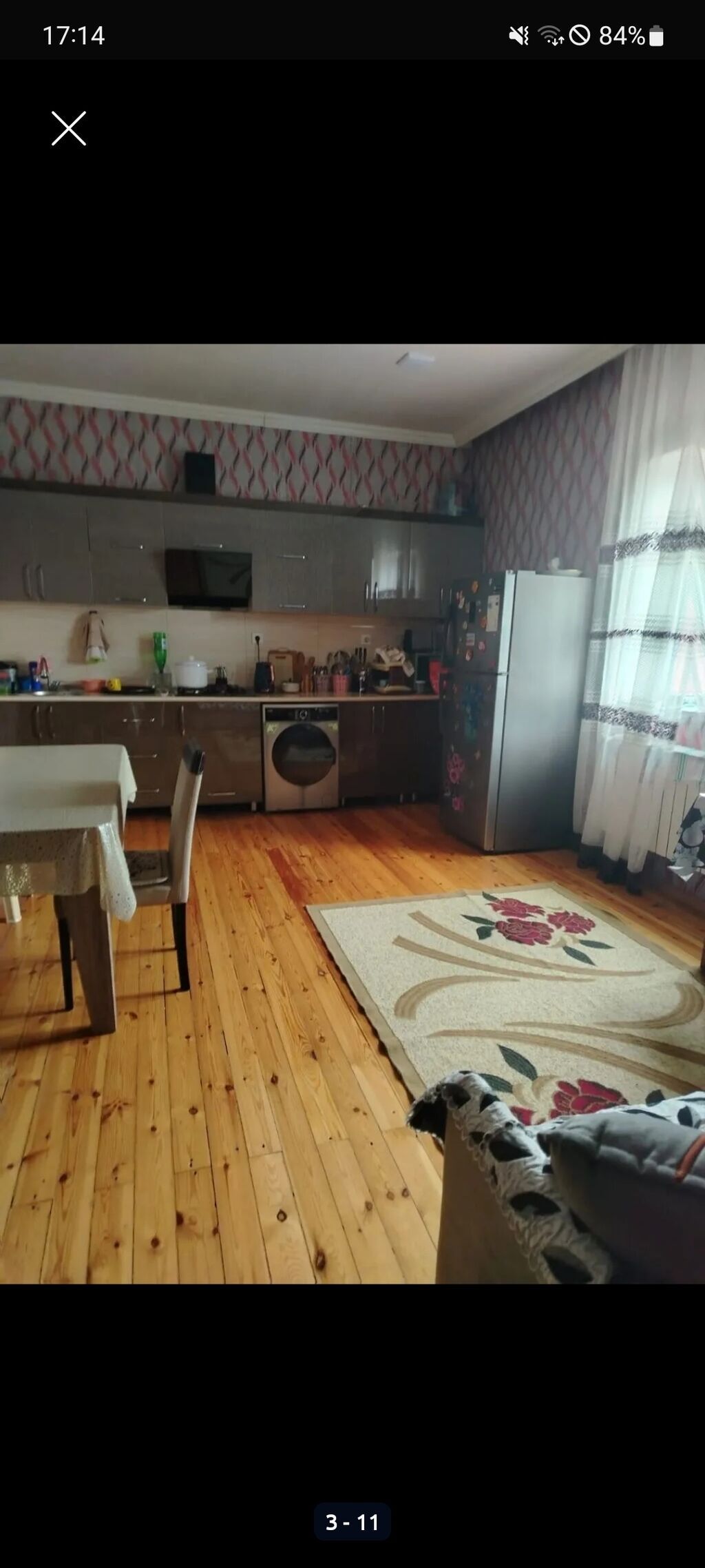 4 otaqlı, 116 kv. m, Kredit yoxdur, Orta təmir
