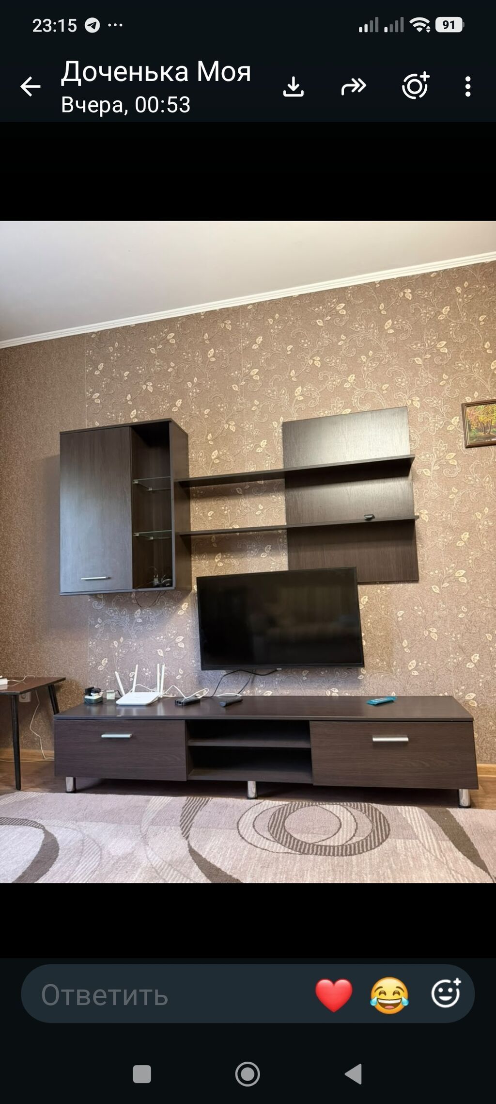 2 комнаты, Асанбай мкр Риэлтор, Без животных, от 1 года, С мебелью полностью: фото 3