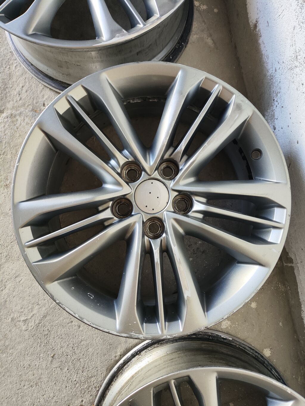Литые Диски R 17 Toyota, Комплект, отверстий - 5, Б/у: фото 4