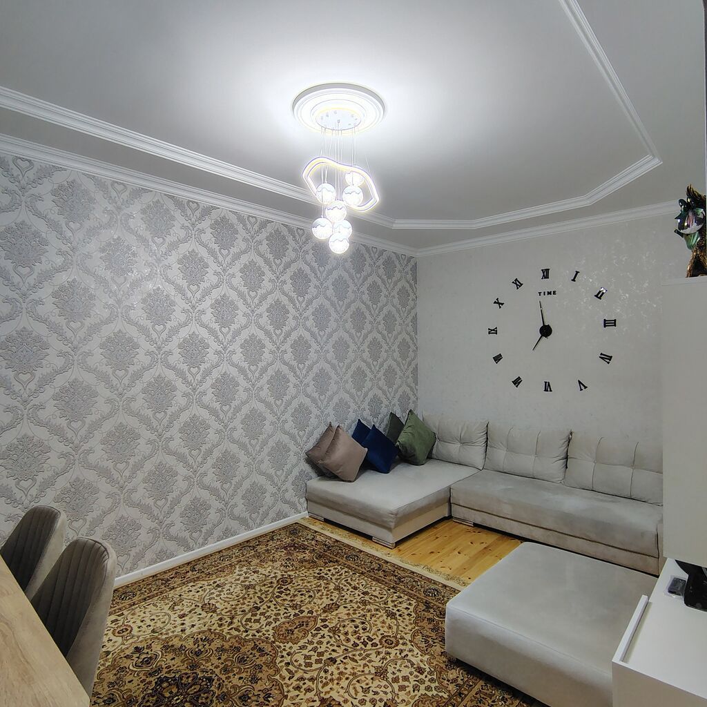 3 otaqlı, 63 kv. m, Kredit yoxdur, Yeni təmirli