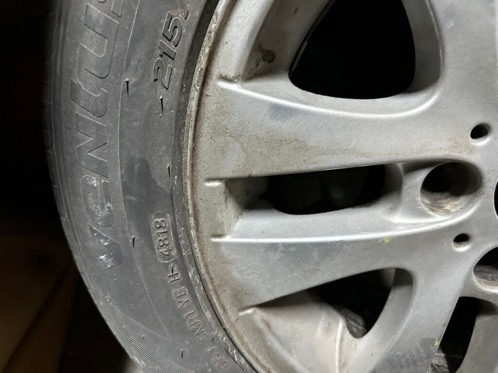 Колеса в сборе 215 / 55 / R 16, Лето, Б/у, 1 шт, Легковые, Литые, отверстий - 5: фото 8