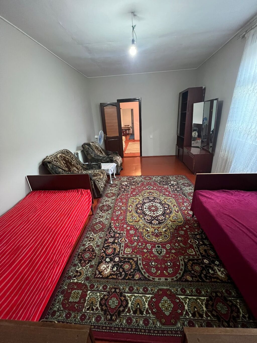 55 kv. m, 2 otaqlı, Qaz, İşıq, Su