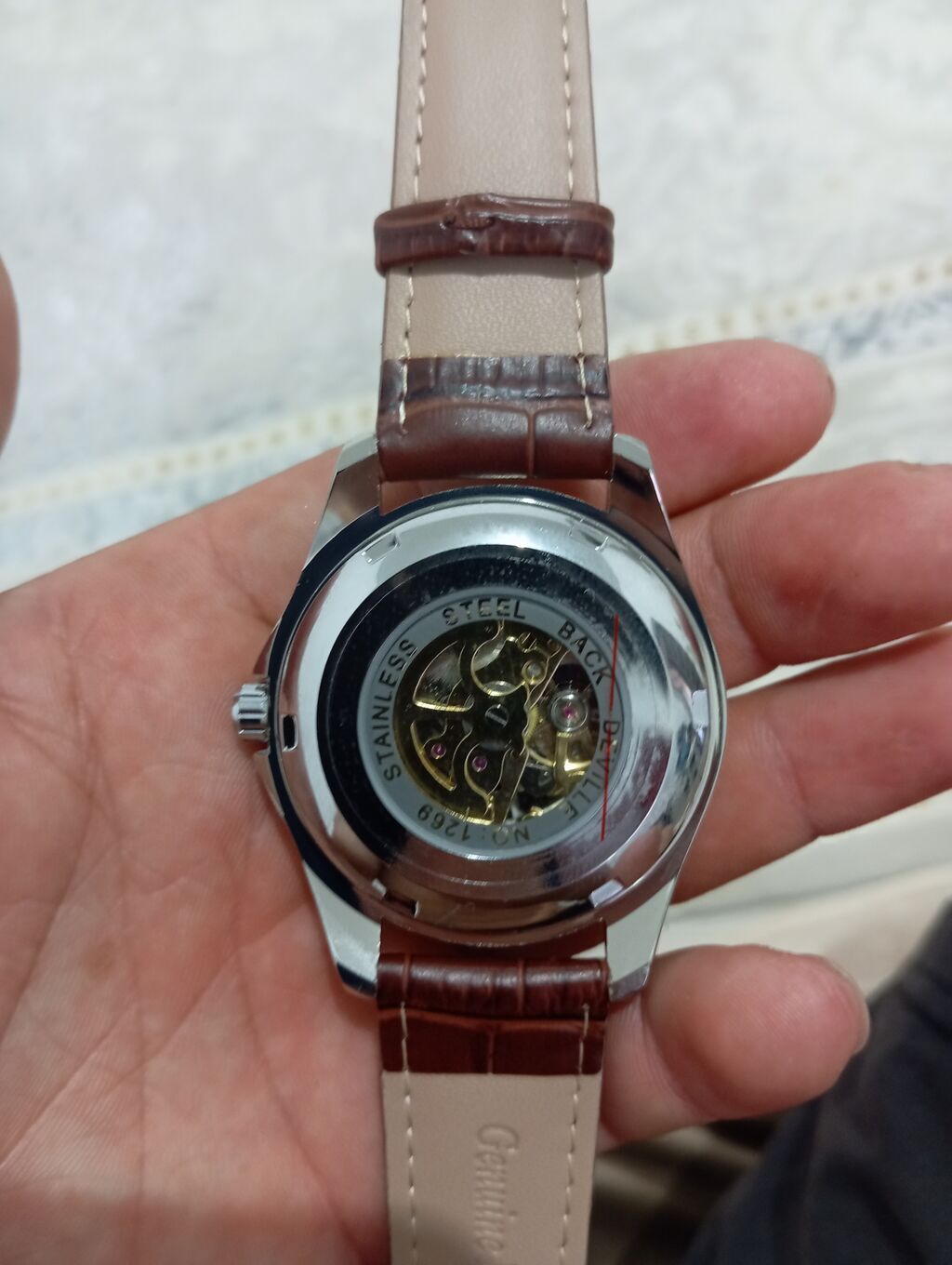Tissot 1853 мужские наручные часы Fossil с открытым механизмом: фото 3