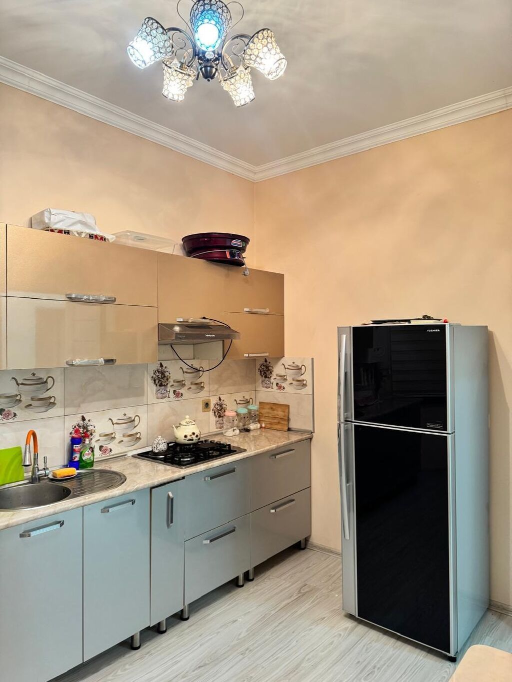 3 otaqlı, 110 kv. m, Yeni təmirli