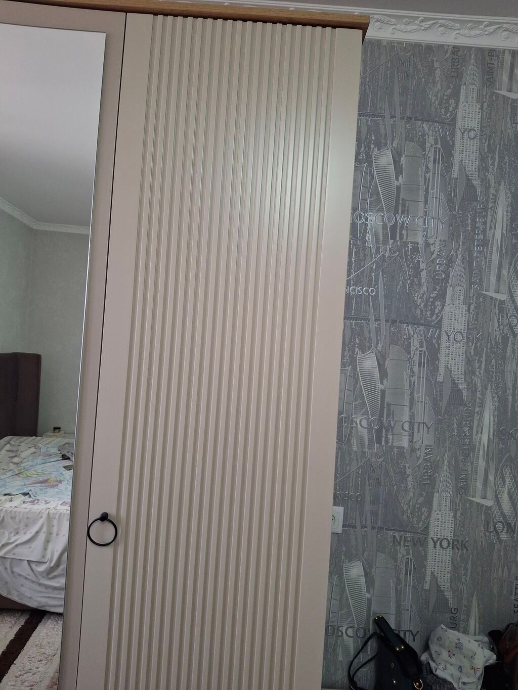 Шифоньер, шкаф для одежды, Б/у, Прямой, МДФ: фото 2