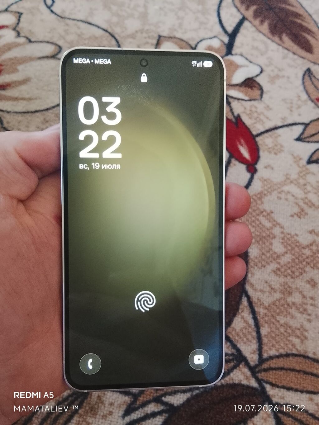 Samsung Galaxy S23, Б/у, 256 ГБ, цвет - Белый, 1 SIM, eSIM: фото 2