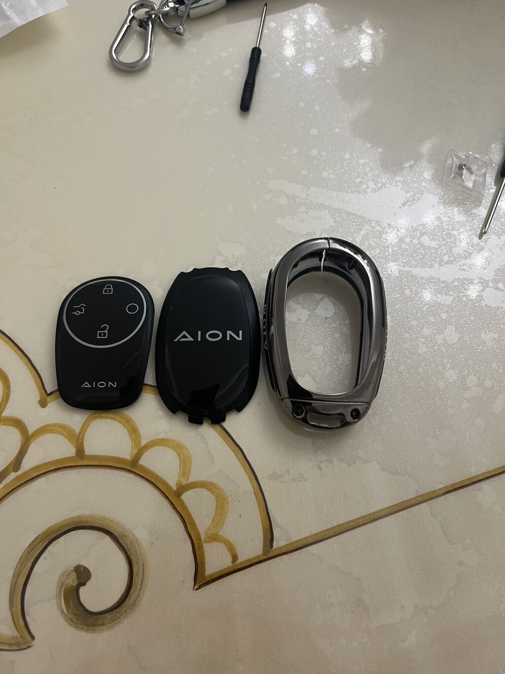 Стильный чехол-брелок для ключа AION - Назначение: защитный кейс для: фото 2