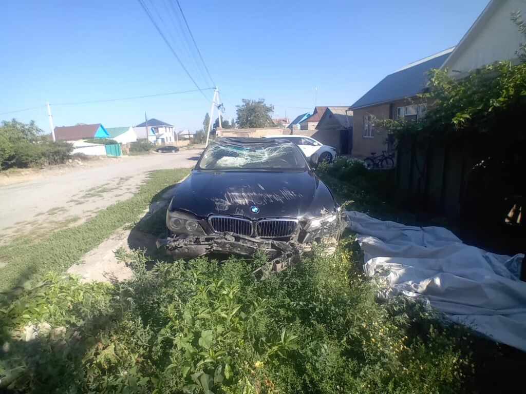BMW 7 Series 740Li, чёрный седан (длинная база). На фото — автомобиль: фото 2