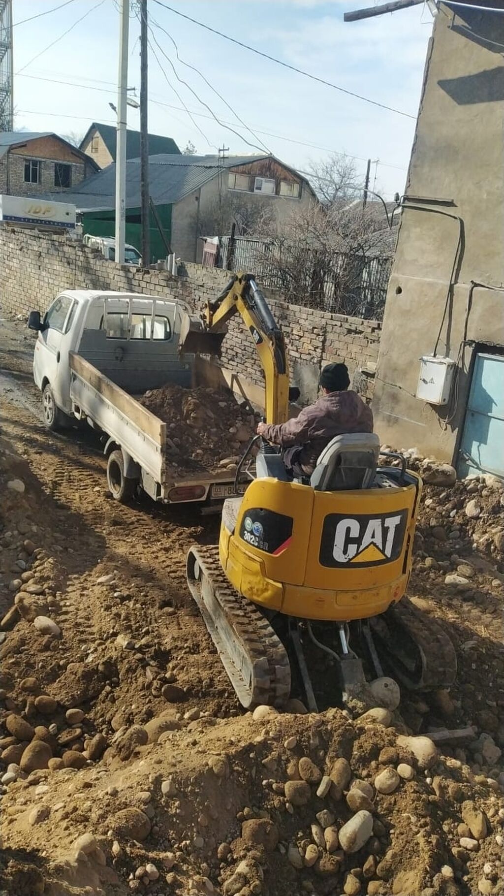 Услуга мини экскаватора копка траншей планировка: Договорная ᐈ ...