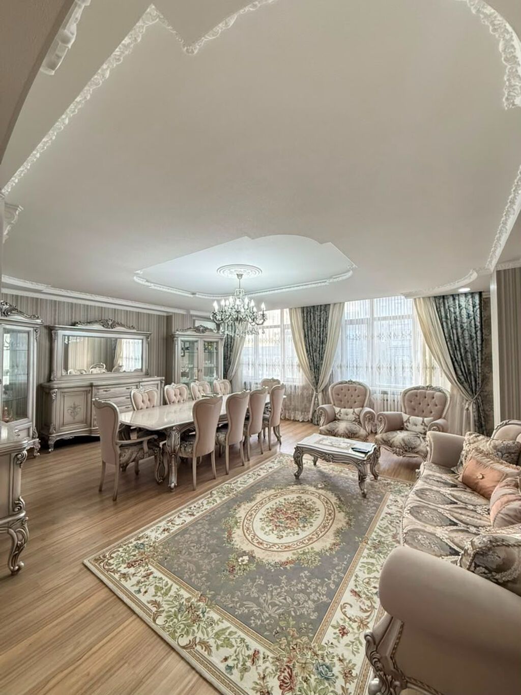 3 комнаты, 132 м², 7 мкр Элитка, 4 этаж, Евроремонт: фото 4