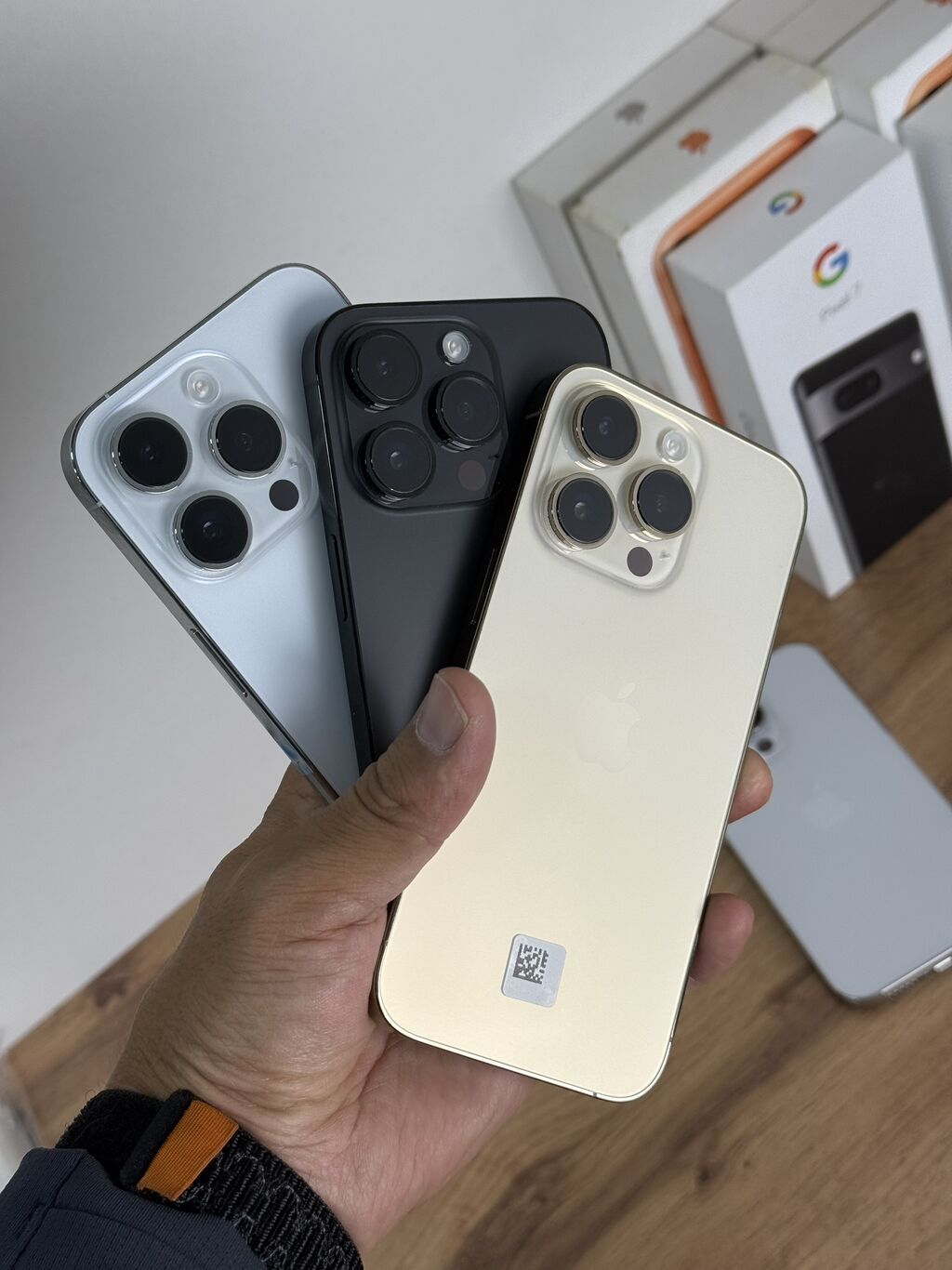 IPhone 14 Pro, Б/у, 512 ГБ, Белый, Защитное стекло, Чехол, 90 %: фото 3