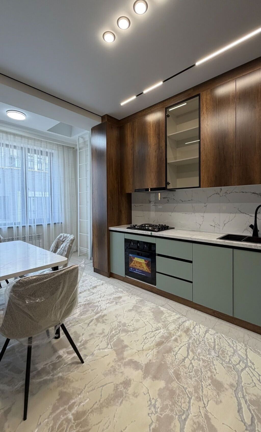 2 комнаты, 77 м², Южная Магистраль Элитка, 10 этаж, Дизайнерский ремонт: фото 8