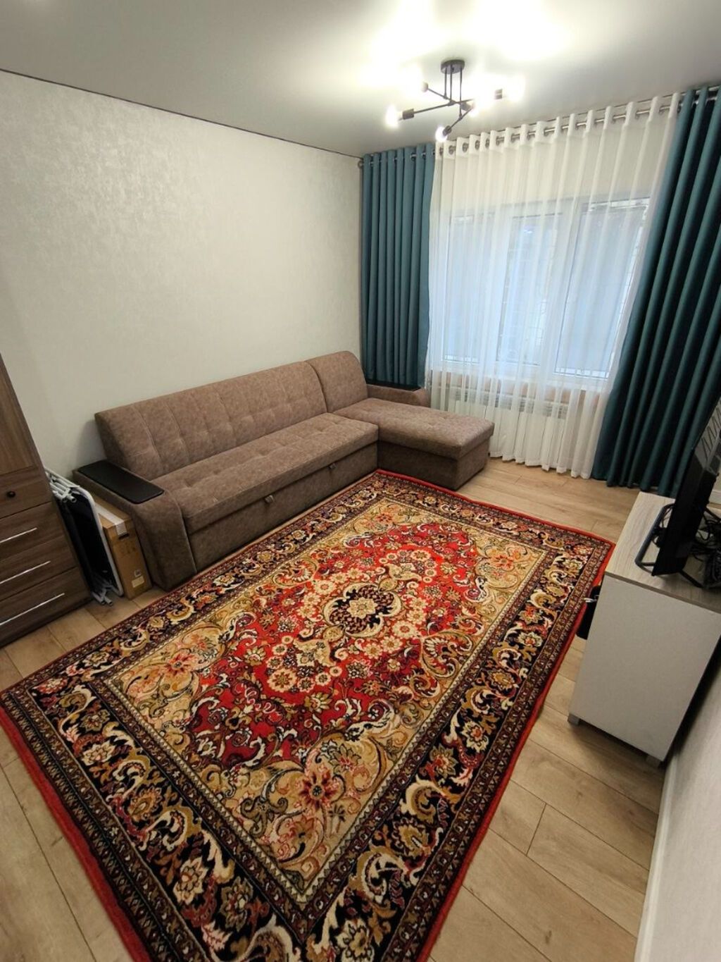 1 комната, 38 м², Аламедин-1 мкр 105 серия, 1 этаж, Евроремонт: фото 2