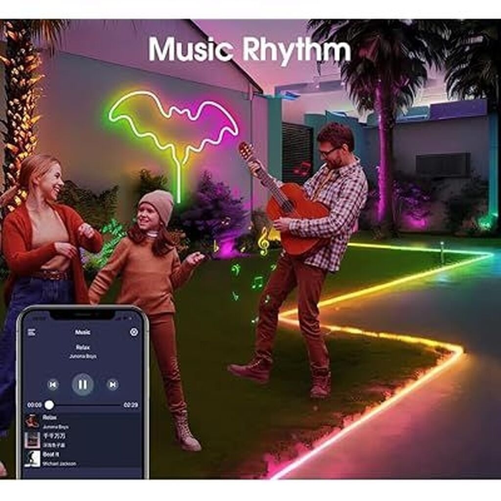 Светодиодная RGB-USB гибкая неоновая лента 5/10 метров Этим: фото 6