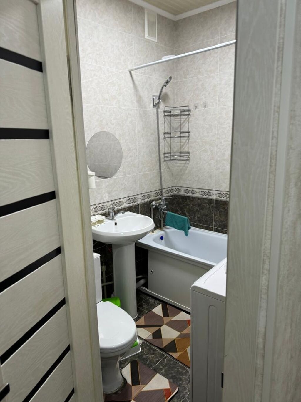 1 комната, 45 м², Кок-Жар ж/м 106 серия улучшенная, 9 этаж, Косметический ремонт: фото 6