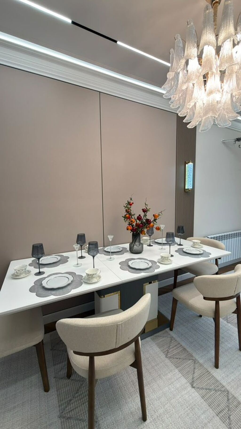 3 комнаты, 116 м², Асанбай мкр Элитка, 14 этаж, Дизайнерский ремонт: фото 4