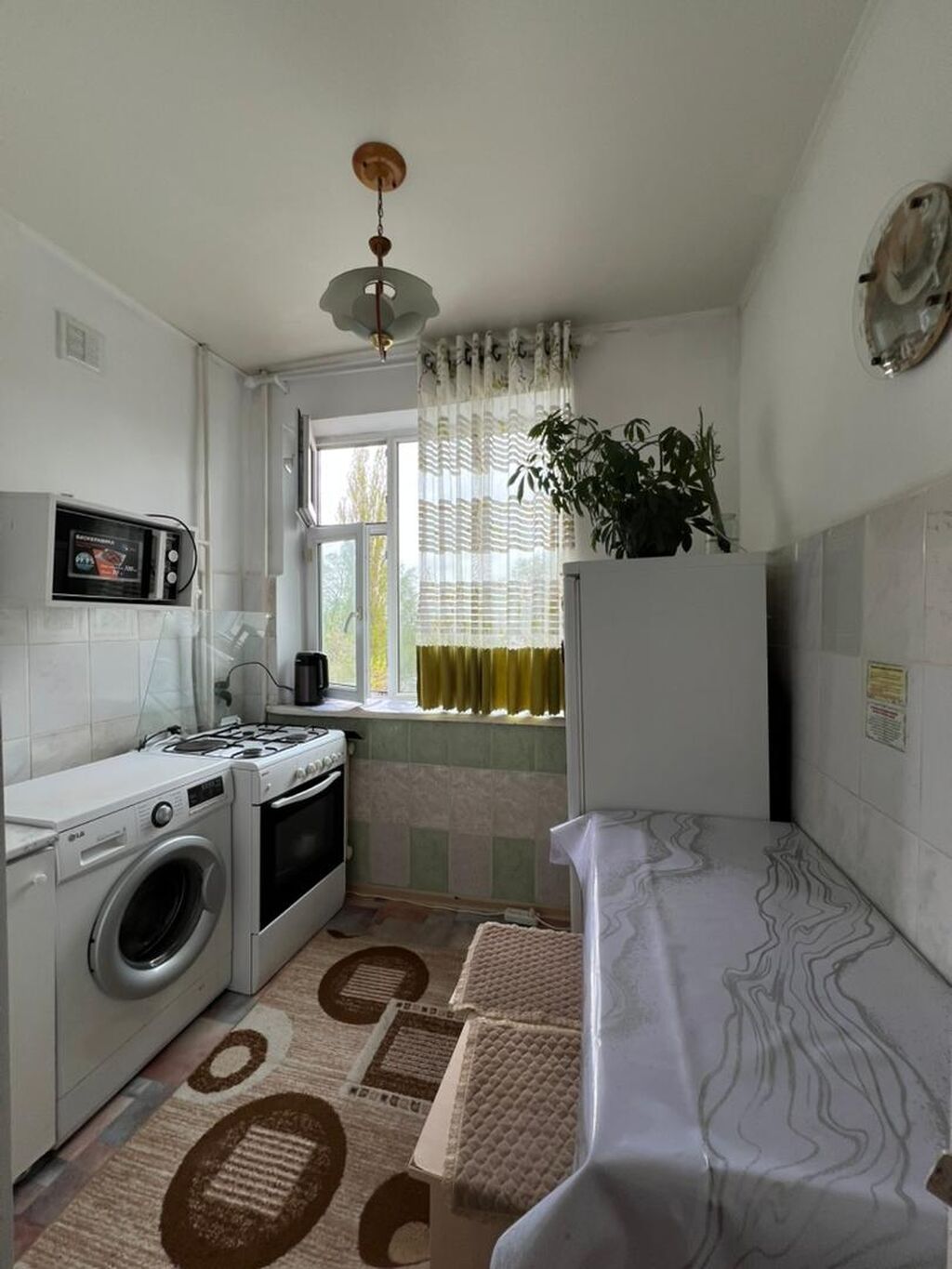 1 комната, 33 м², Аламедин-1 мкр Индивидуалка, 4 этаж, Свежий ремонт: фото 2