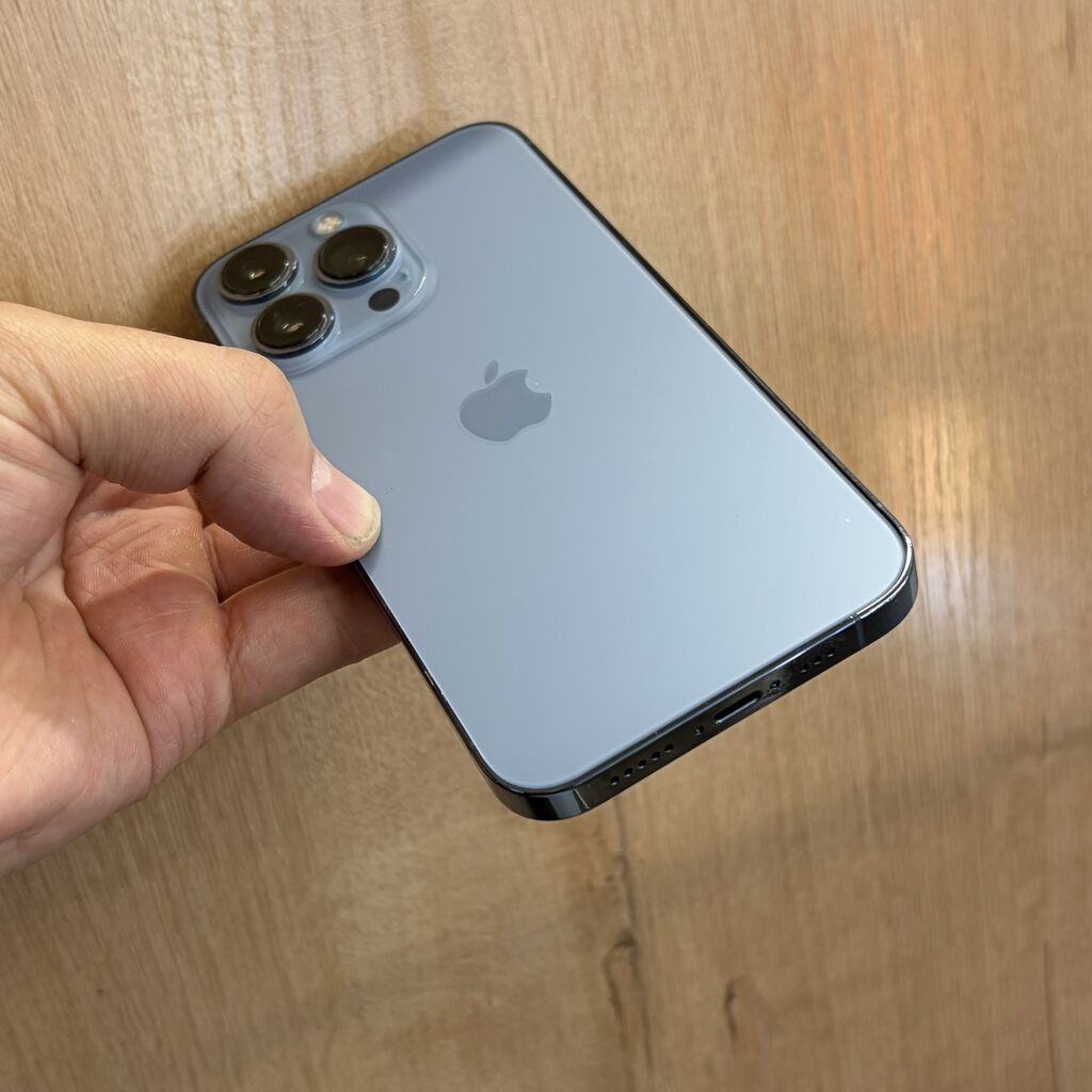 IPhone 13 Pro, Б/у, 512 ГБ, Pacific Blue, Чехол, 94 %: фото 5