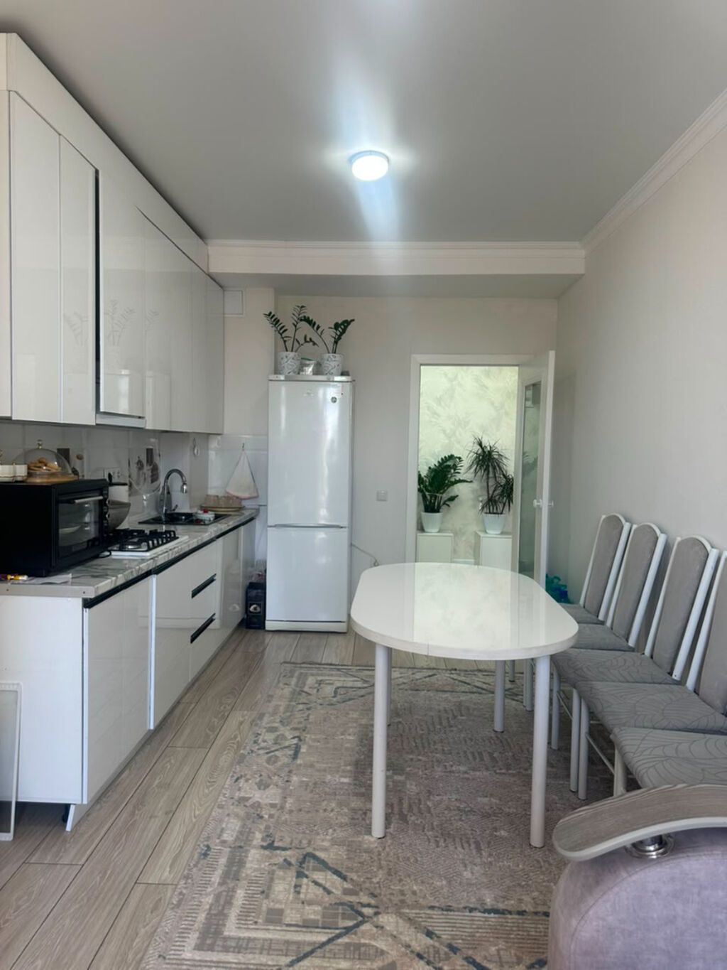 2 комнаты, 54 м², Аламедин-1 мкр Элитка, 4 этаж, ПСО (под самоотделку): фото 4