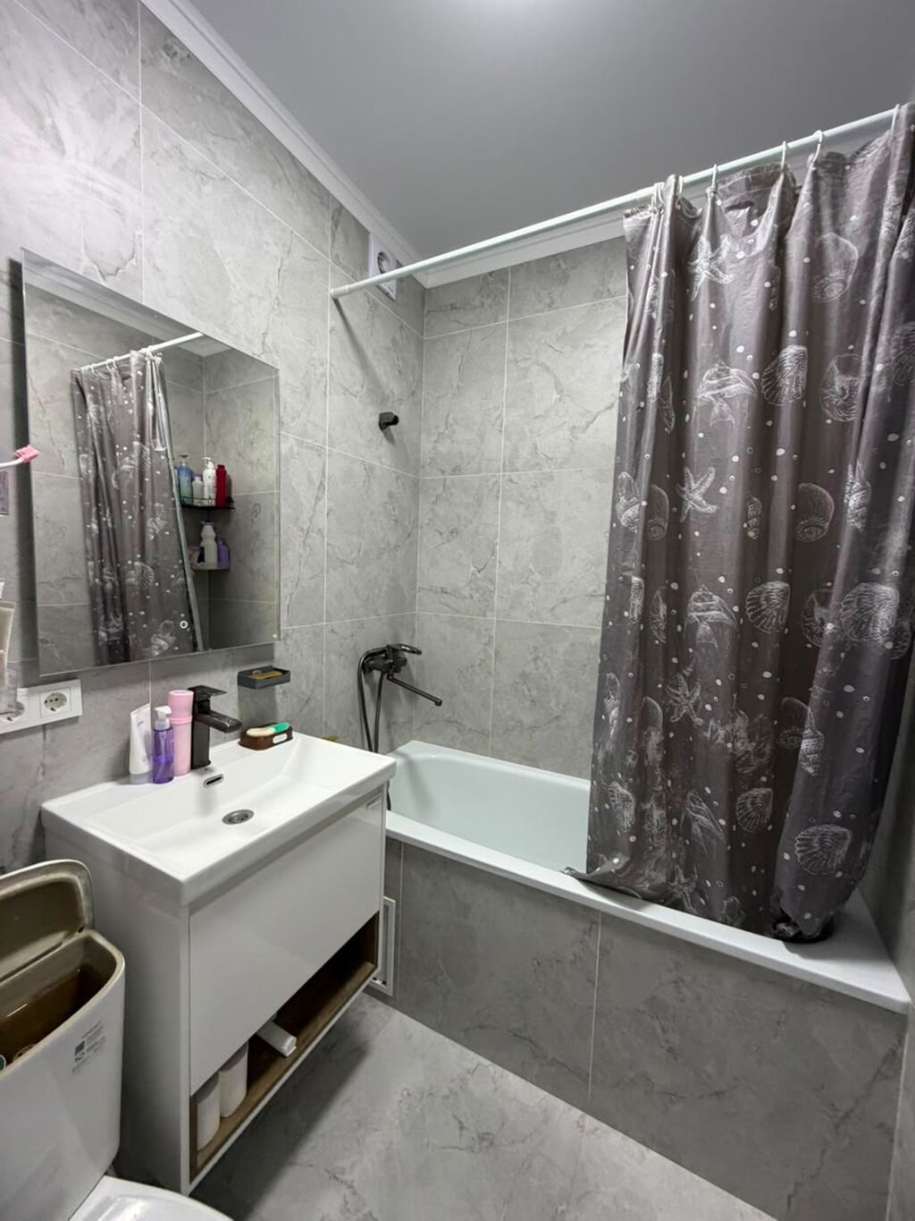 1 комната, 45 м², Кок-Жар ж/м Элитка, 4 этаж, Косметический ремонт: фото 2