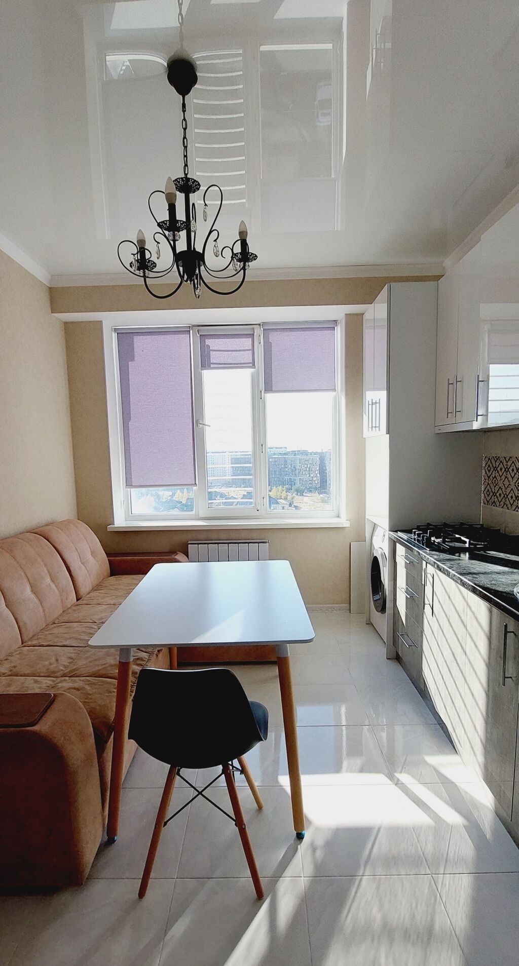 1 комната, 45 м², Асанбай мкр Элитка, 9 этаж, Свежий ремонт: фото 5