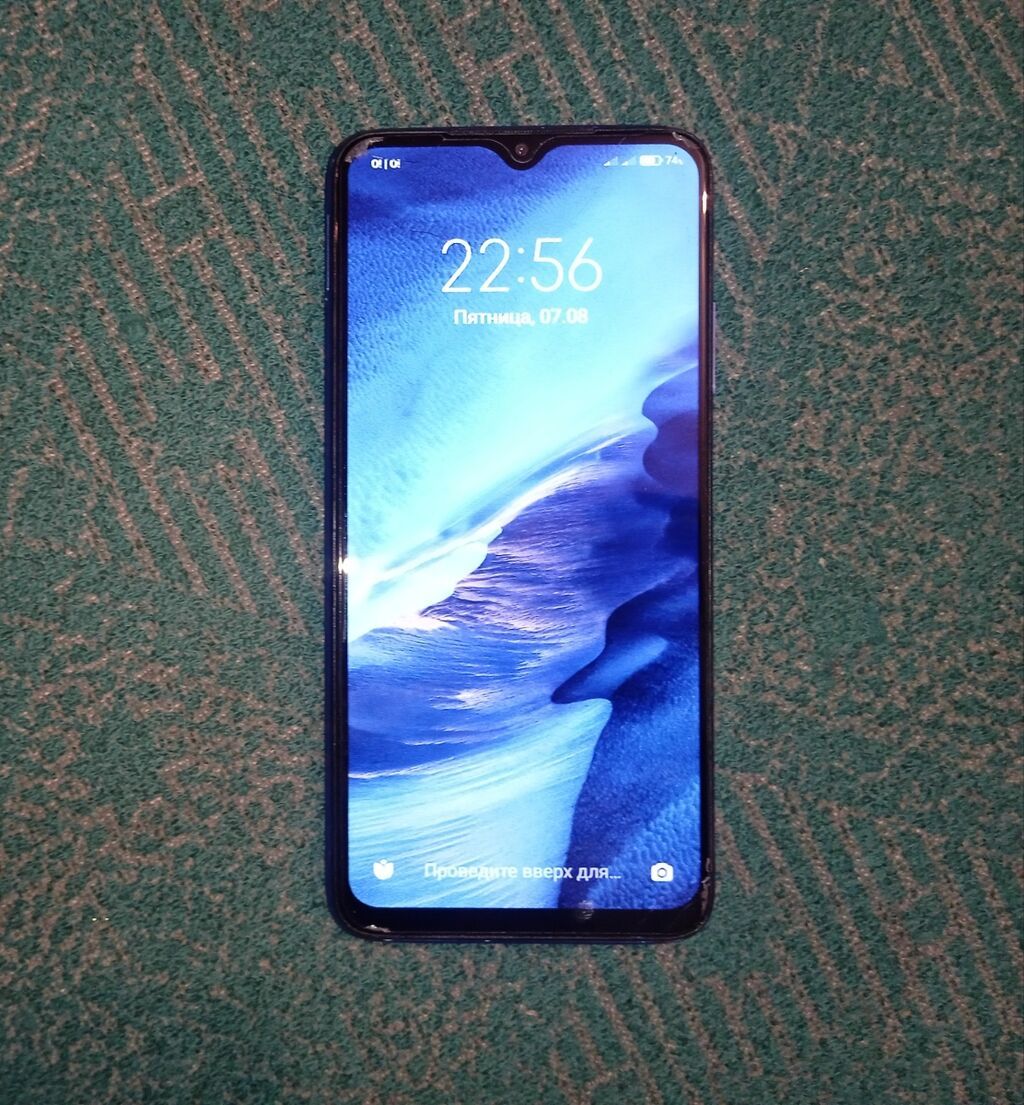 Redmi, Redmi 9T, Б/у, 64 ГБ, цвет - Синий, 1 SIM, 2 SIM: фото 2