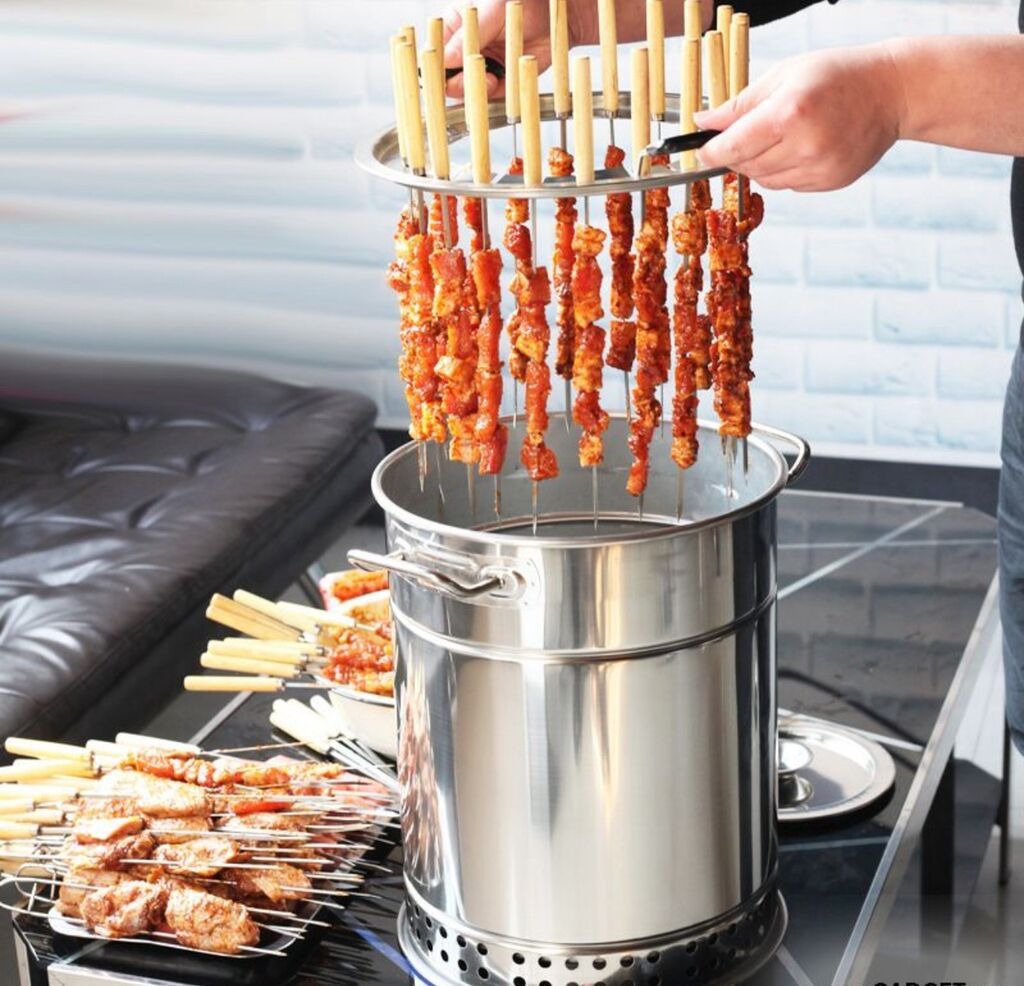 Шашлычница на углях Charcoal Grill купить в Бишкеке — компактный — фото 6