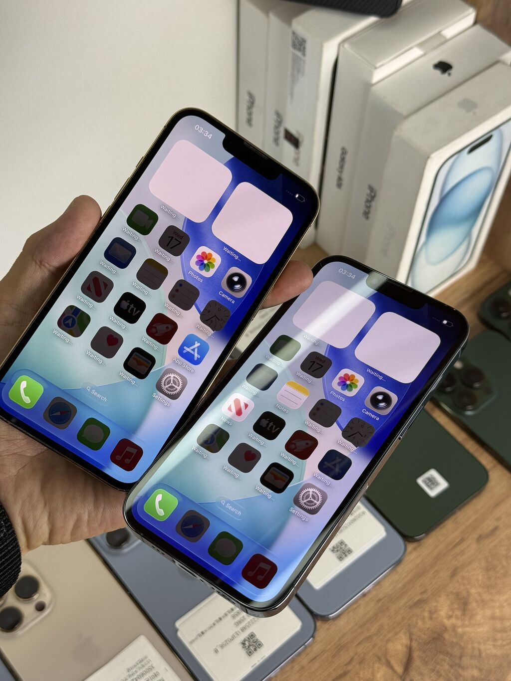 IPhone 13 Pro, Б/у, 256 ГБ, Белый, Защитное стекло, Чехол, 94 %: фото 6