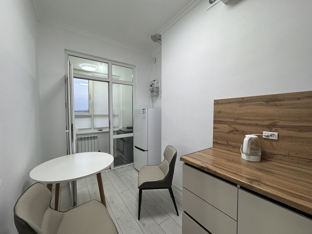 1 комната, 33 м², Ала-Арча ТРЦ Индивидуалка, 18 этаж, Свежий ремонт: фото 5