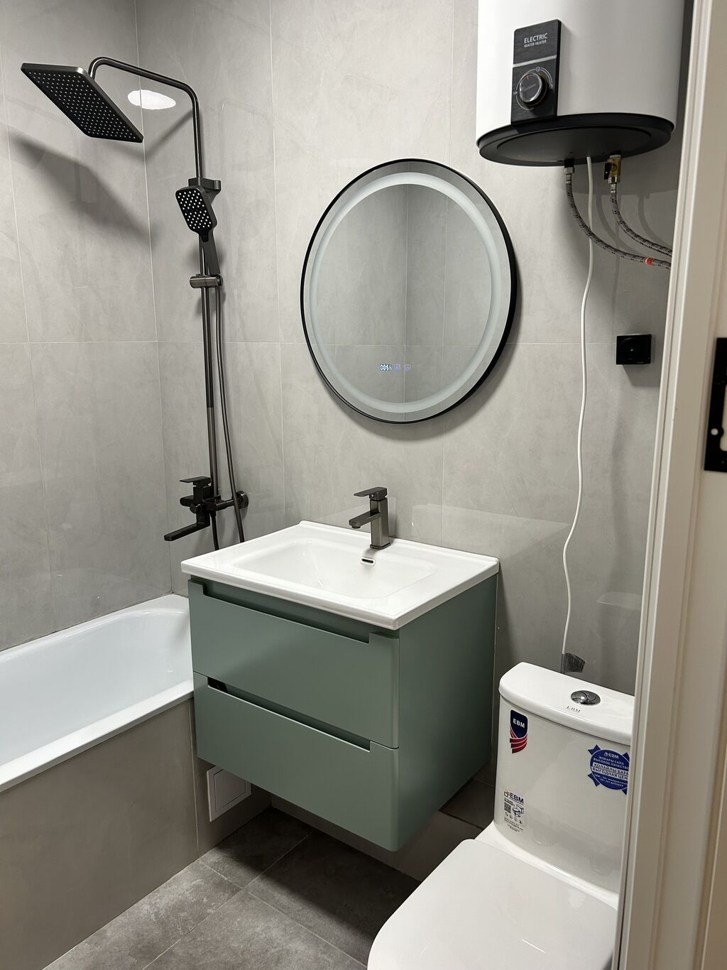 1 комната, 45 м², Тунгуч мкр Элитка, 6 этаж, Свежий ремонт: фото 1