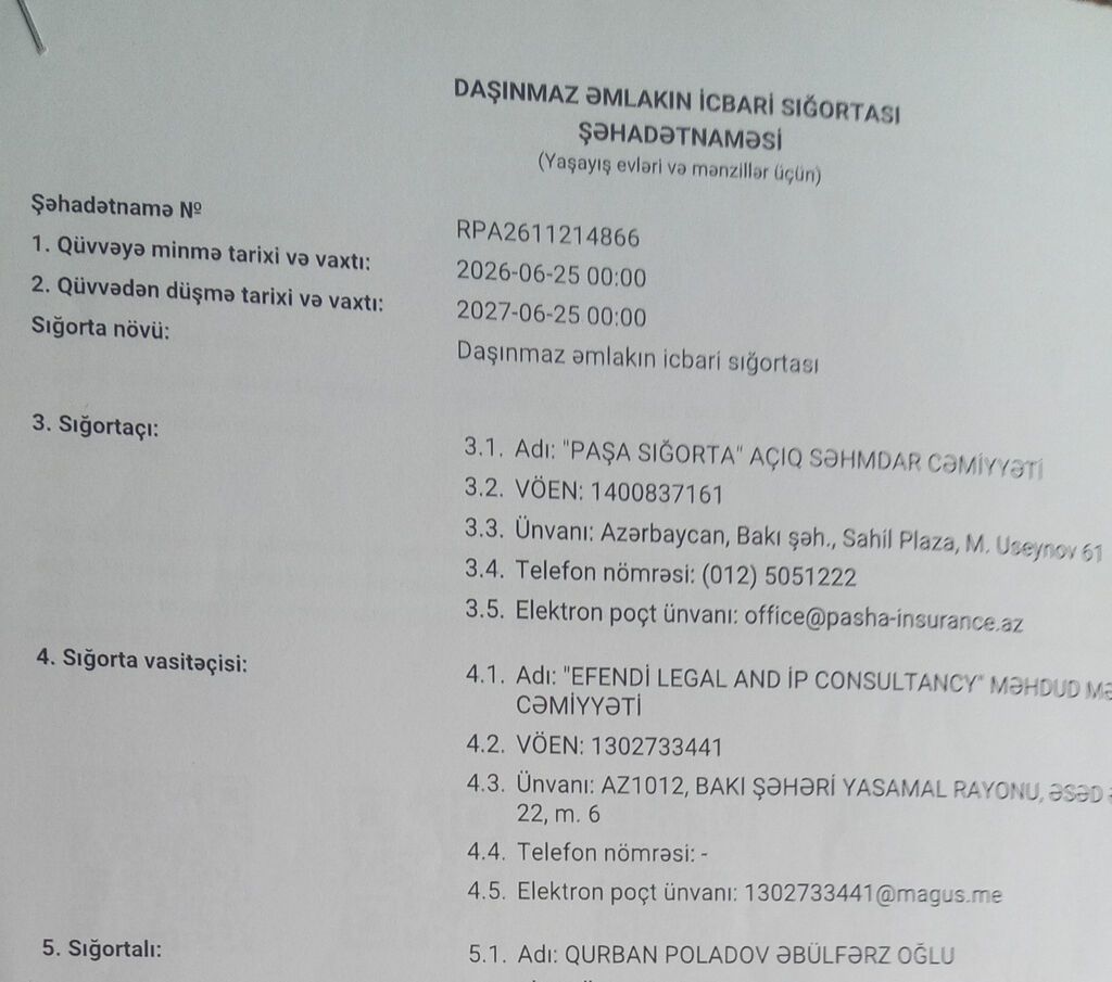 4 otaqlı, 87 kv. m, Kredit yoxdur, Təmirsiz