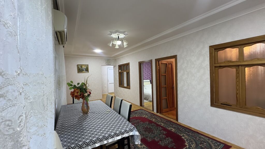 4 otaqlı, 120 kv. m, Yeni təmirli